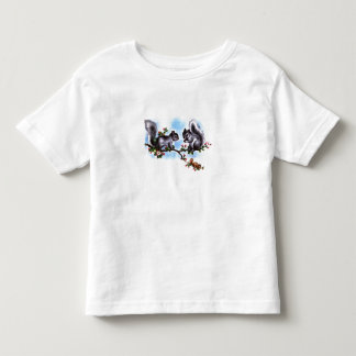 De Bebé Camiseta Vintage Gray Squirrels