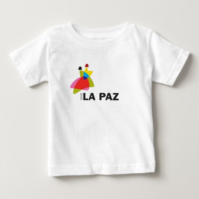 De Bebé Camiseta vive La Paz (Anverso)
