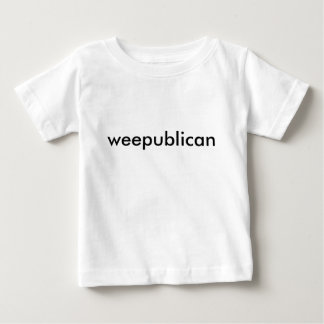De Bebé camiseta weepublican