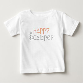 De Bebé camper feliz. Camiseta para bebés