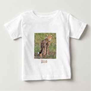 De Bebé CheetahCubLookingAt You.png Camiseta para bebés