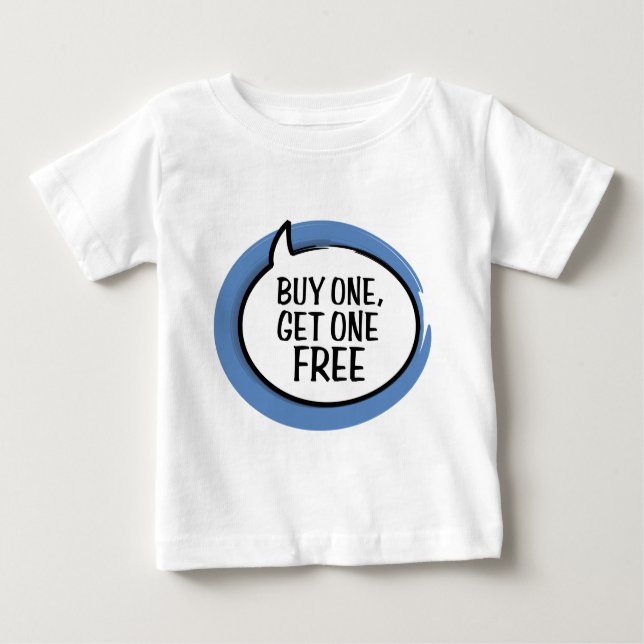 De Bebé "Compre uno, consiguen una" camiseta infantil (Anverso)
