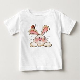De Bebé Conejito y insecto - camiseta infantil