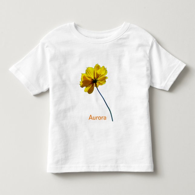 De Bebé Coreopsis amarilla Camiseta pequeña (Anverso)