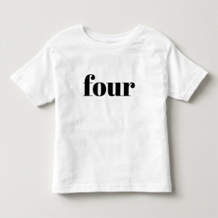 De Bebé Cuatro - Feliz cumpleaños, camiseta para niños