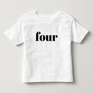 De Bebé Cuatro - Feliz cumpleaños, camiseta para niños