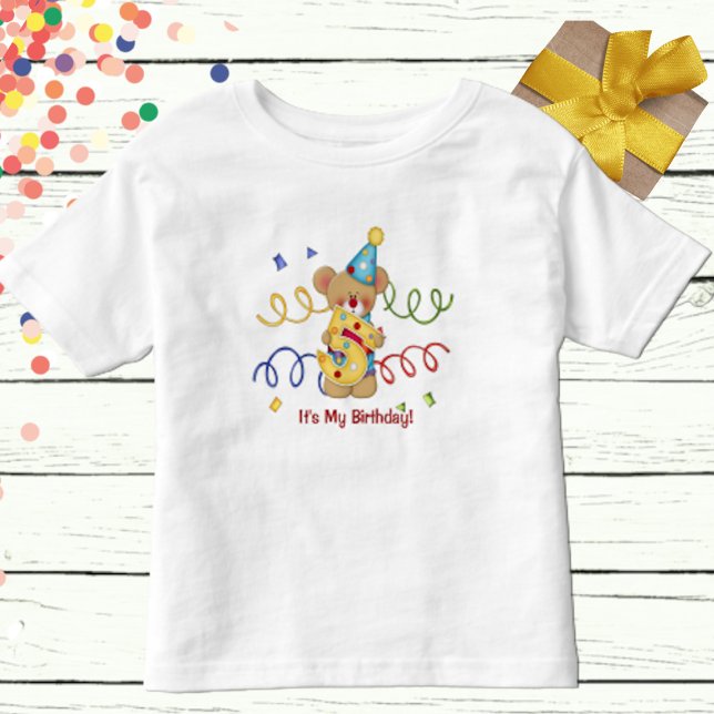 De Bebé Cumpleaños Oso Lindo Edad 5 Camiseta Infantil (Subido por el creador)