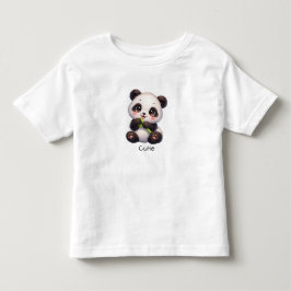 De Bebé Cute Baby Panda Toddler Kawaii Panda camiseta