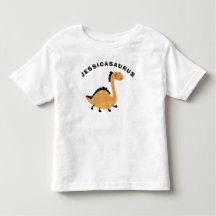 Cute Camiseta Dinosaurio Agregar Nombre Regalo Niñ