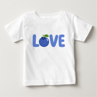 De Bebé Cute Camiseta Infantil LOVE Arándano
