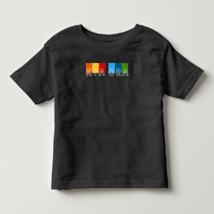 De Bebé Cute Kia Ora y Ka Kite NZ Saludos Camiseta