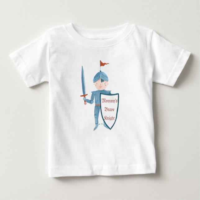 De Bebé Cute knight baby boy camiseta personalizada (Anverso)