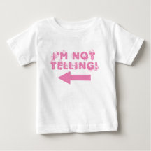 Cute "¡No lo digo!" Baby camiseta