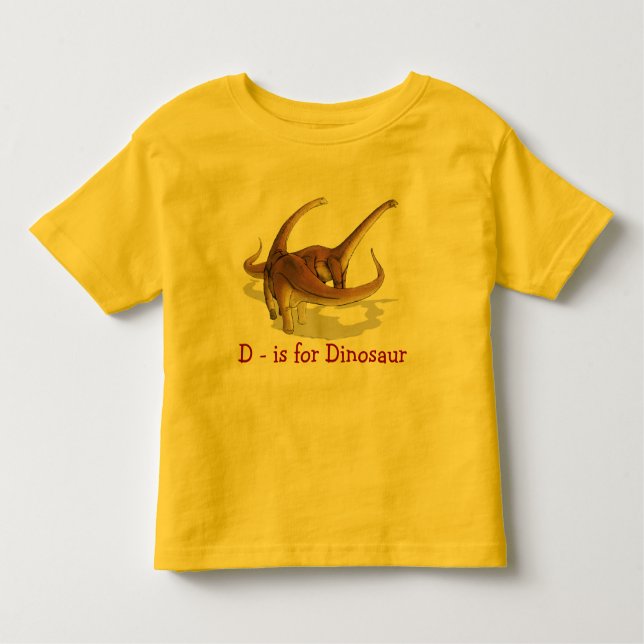 De Bebé D está para la camiseta del niño del Alamosaurus (Anverso)
