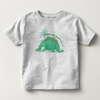 De Bebé Dinosaurio dice camiseta para niños Stegosaurus