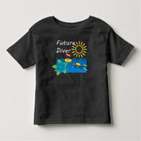 Diseño del Buceador Futuro - Camiseta Toddler Fine