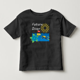 De Bebé Diseño del Buceador Futuro - Camiseta Toddler Fine