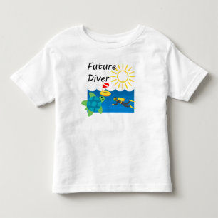 De Bebé Diseño del Buceador Futuro - Camiseta Toddler Fine