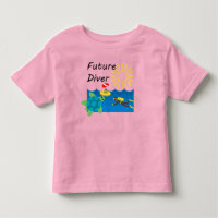 Diseño del Buceador Futuro - Camiseta Toddler Fine