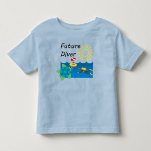 De Bebé Diseño del Buceador Futuro - Camiseta Toddler Fine