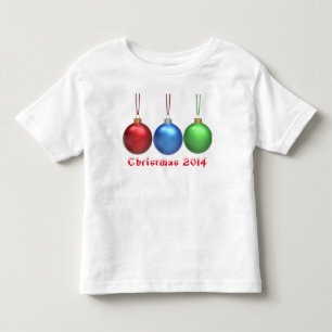 De Bebé Diseño Feliz Navidad, Camiseta para Niño