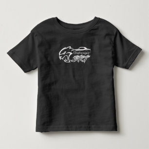 De Bebé Dodge Challenger Auto Camiseta Manga Corta Cuello 
