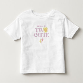 De Bebé Dos Lindas – Camiseta para el 2º cumpleaños para n