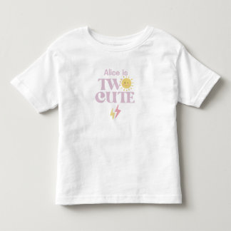 De Bebé Dos Lindas – Camiseta para el 2do Cumpleaños para 