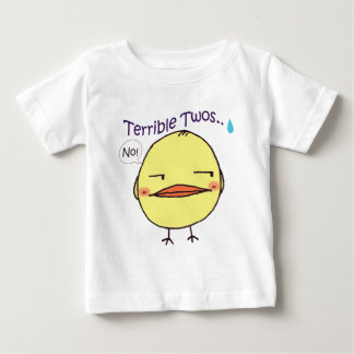 De Bebé ~ dos terribles del garbanzo. Camiseta infantil