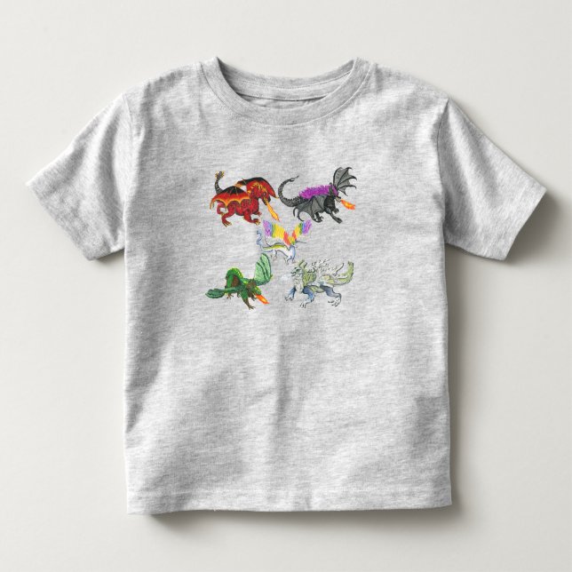 De Bebé dragones en una camiseta (Anverso)