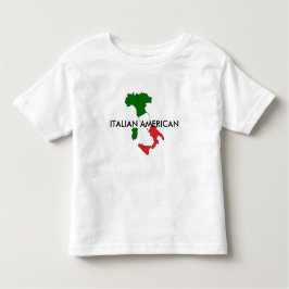 De Bebé El americano italiano Italia embroma la camiseta