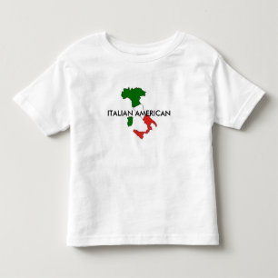 De Bebé El americano italiano Italia embroma la camiseta