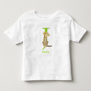 De Bebé El animal ABC J es para la camiseta jaguar