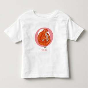 De Bebé El Animal ABC O es para la camiseta orangután