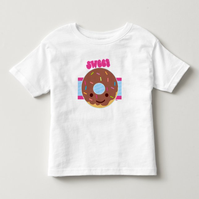 De Bebé El dulce asperja la camiseta del buñuelo (Anverso)