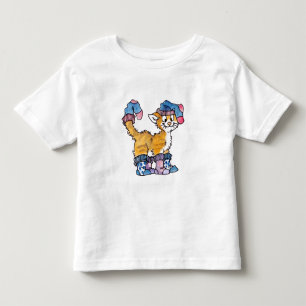 De Bebé El gatito del calcetín embroma la camiseta