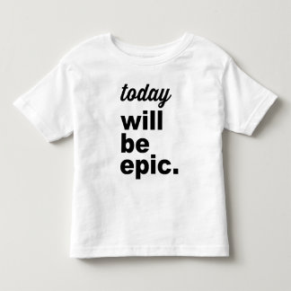 De Bebé El hoy será camiseta moderna épica del niño