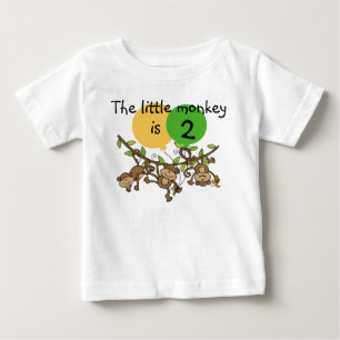 De Bebé El mono poco Swinge la camiseta adaptable del