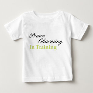 De Bebé El Príncipe Encantador En Entrenar Camiseta Infant