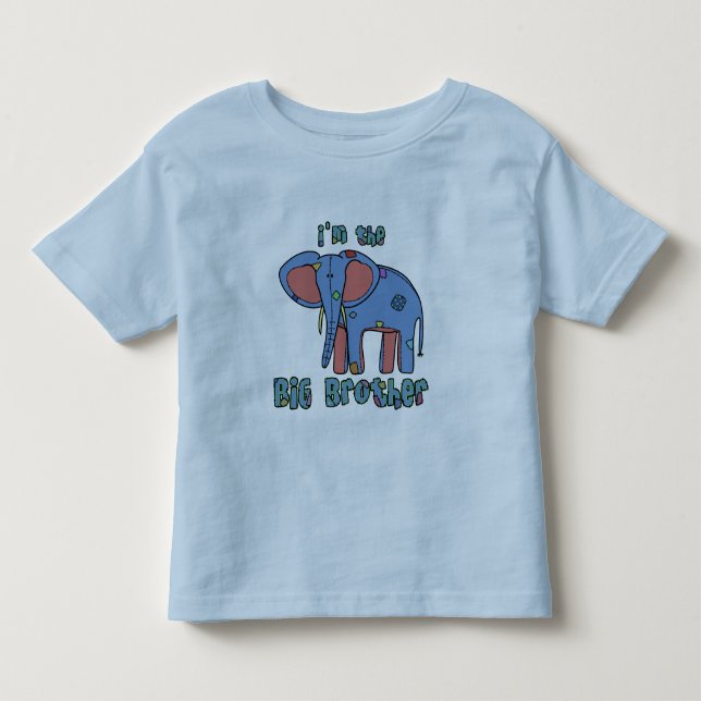 De Bebé Elefante Soy la camiseta del pequeño Gran Hermano (Anverso)