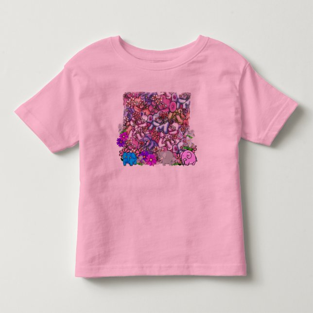 De Bebé Elefantes en mi camiseta del jardín (Anverso)