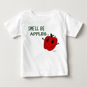 De Bebé ELLA SERÁ APLICADA Camiseta Infantil