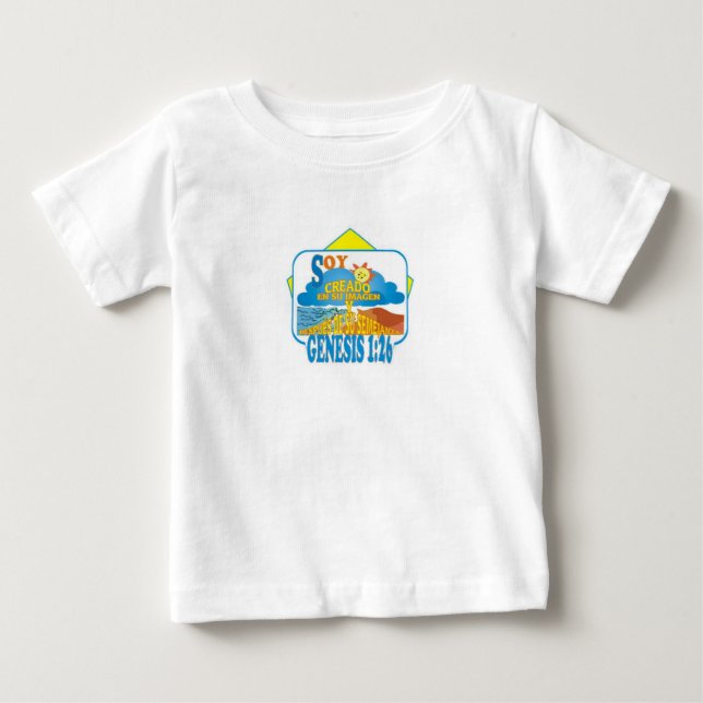 De Bebé En su imagen, camiseta para niños (Anverso)
