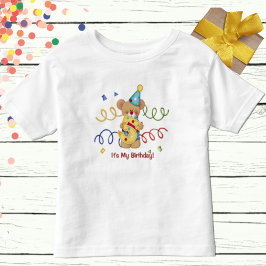 De Bebé Es Mi Cumpleaños Oso Lindo Edad 5 Camiseta Infanti