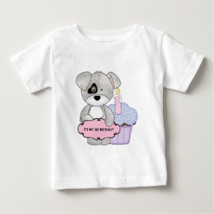 De Bebé Es mi primera camiseta del cumpleaños