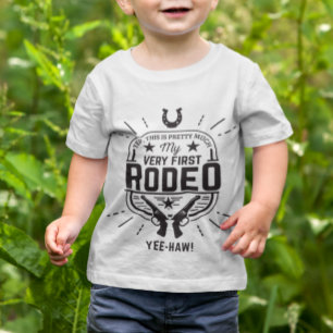 De Bebé Esta es mi primera camiseta RODEO