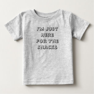 De Bebé Estoy apenas aquí para la camiseta infantil del