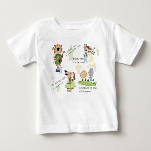 De Bebé Ey Diddle Diddle - la camiseta infantil (Anverso)