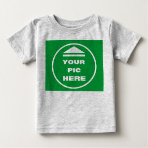 De Bebé ¡FÁCIL! Camiseta para bebés - Heather Gray - Perso