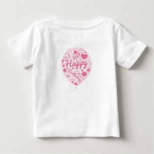 De Bebé Feliz Cumpleaños Camiseta Ladu